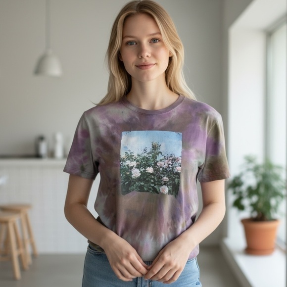 Free State Tops - Free State Aero floral graphic tee m / juniors l